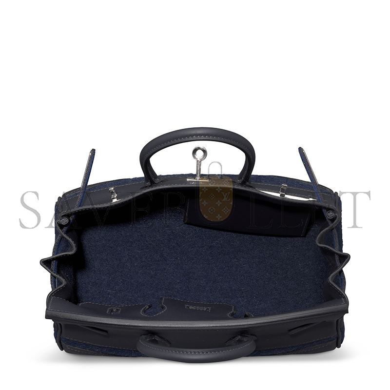 HERMES MASTER BIRKIN 25 GO TEAM BLEU NUIT SWIFT BAG (25*20*13cm)